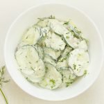Zelf komkommersalade maken Zelf komkommersalade maken