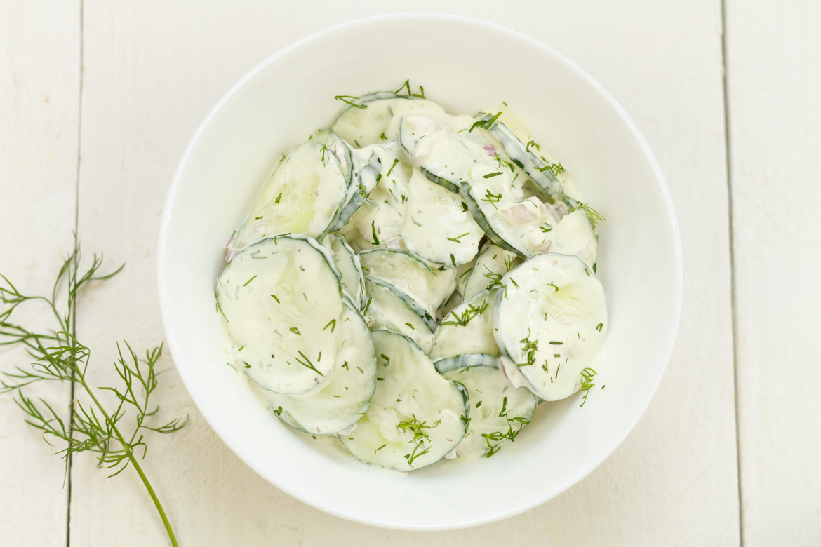 wakker worden Plakken lotus Komkommersalade maken - Salade recept | SmaakMenutie