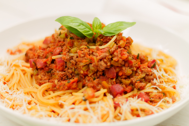 Snelle spaghetti bolognese