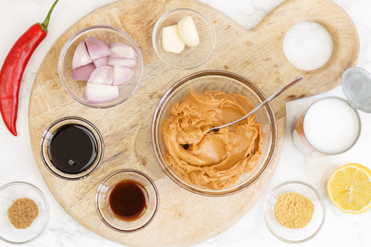 Satésaus ingrediënten