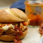Broodje pulled chicken Broodje pulled chicken