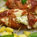 Kipfilet met ricotta en Parmaham Kipfilet met ricotta en Parmaham