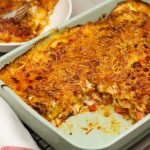 Zelfgemaakte lasagne met bechamelsaus Zelfgemaakte lasagne met bechamelsaus