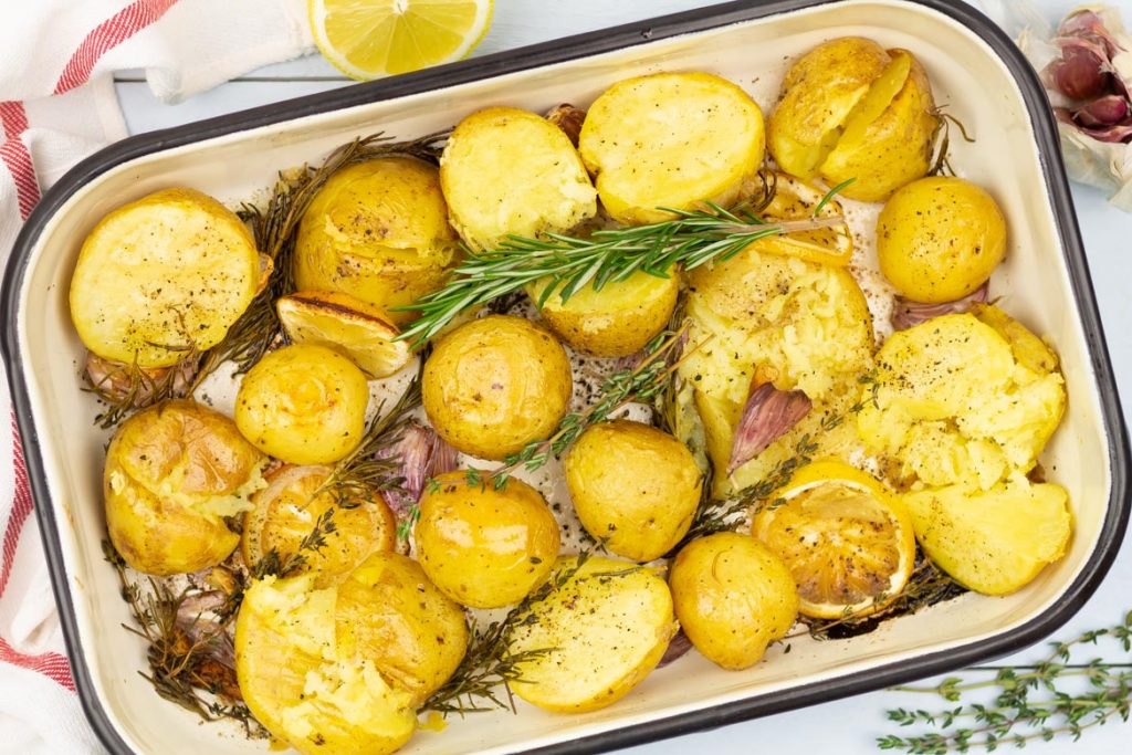 Aardappels met rozemarijn uit de oven