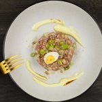 Tonijntartaar wasabi mayonaise Tonijntartaar wasabi mayonaise