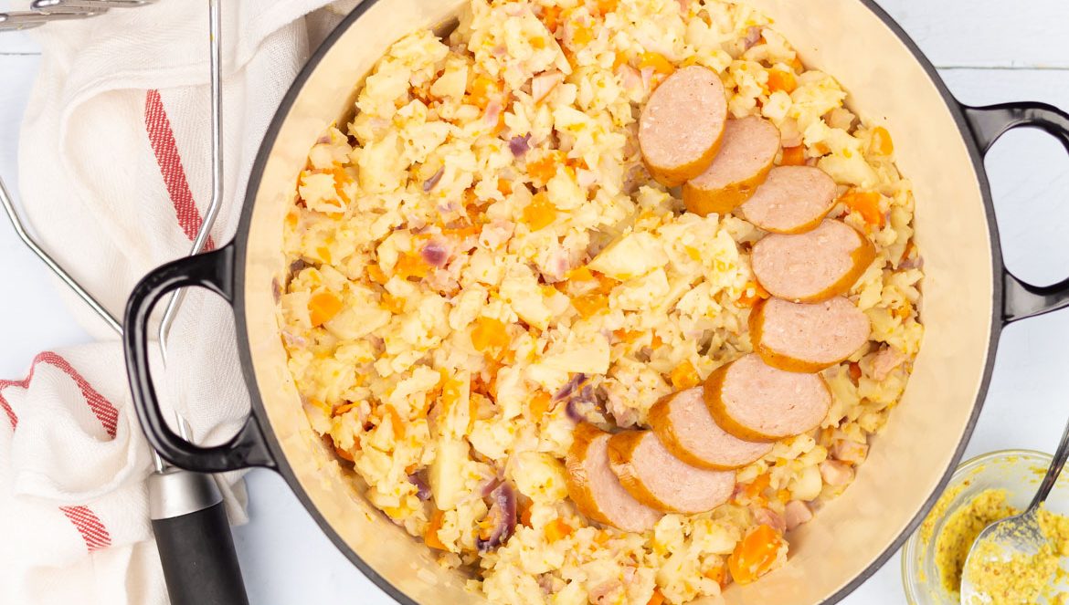 Hutspot met knolselderij