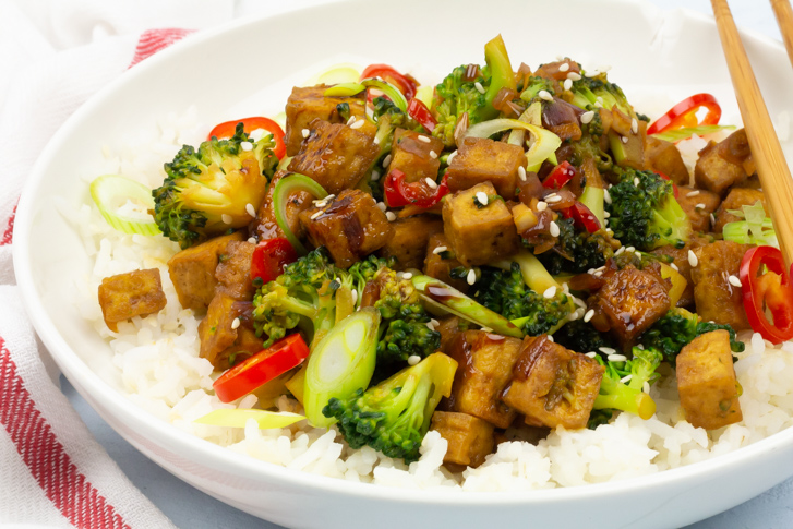 Wokgerecht tofu broccoli