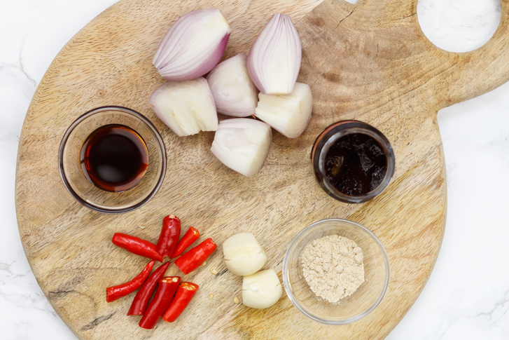 Ingrediënten voor de boemboe