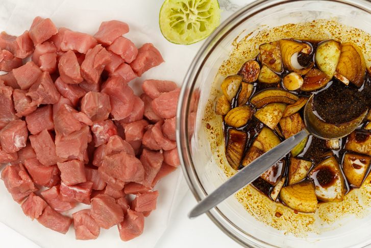 Varkenshaas saté recept