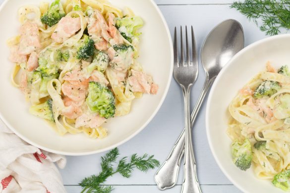 Pasta Met Broccoli En Zalm In Dille Roomsaus Smaakmenutie