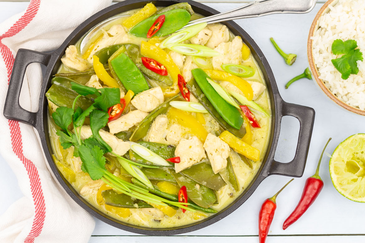 Premedicatie Glimmend Heb geleerd Thaise groene curry met kip - Erik's Asia | SmaakMenutie