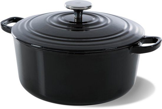 Gietijzeren braadpan zwart